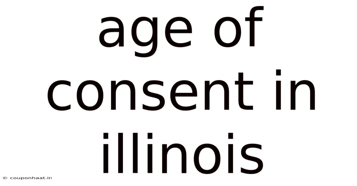 Age Of Consent In Illinois