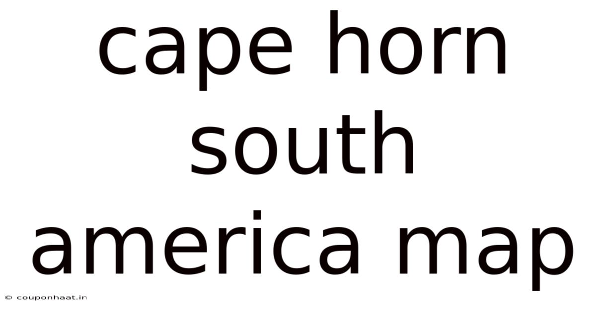 Cape Horn South America Map