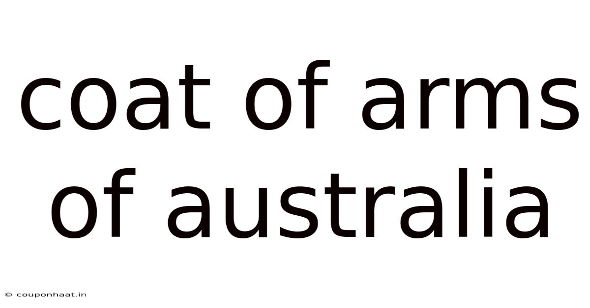 Coat Of Arms Of Australia