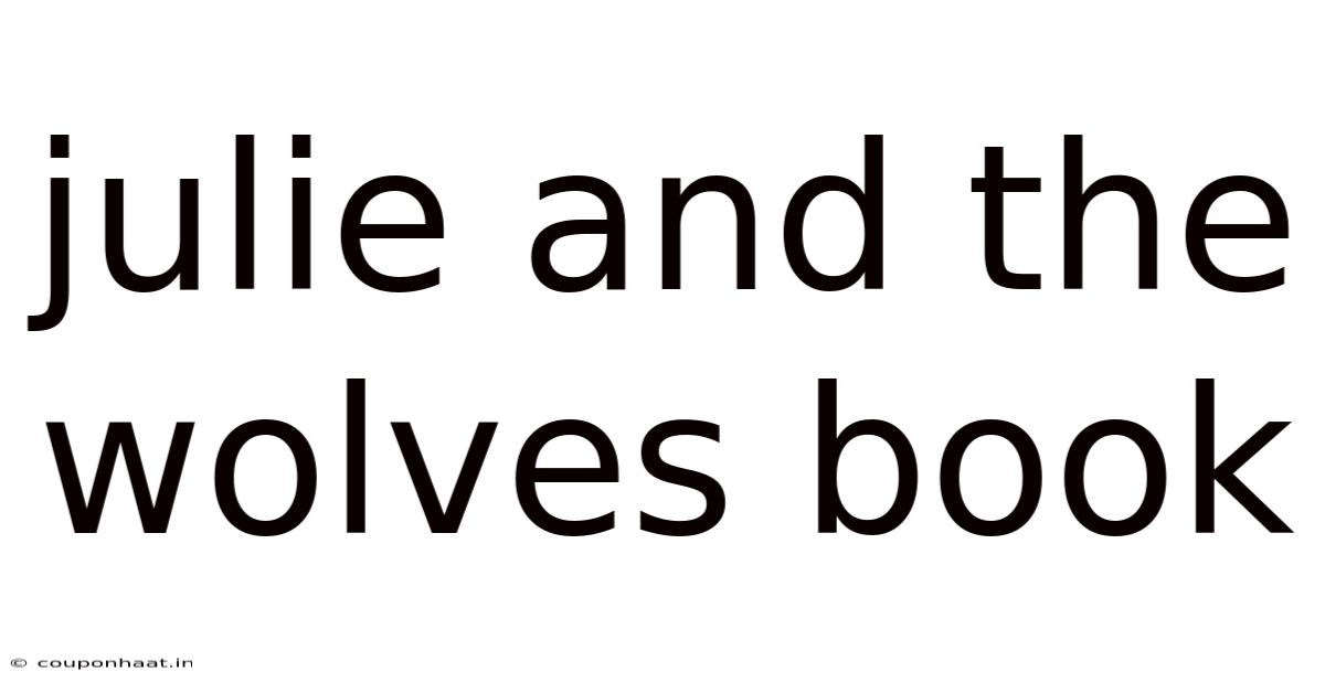 Julie And The Wolves Book