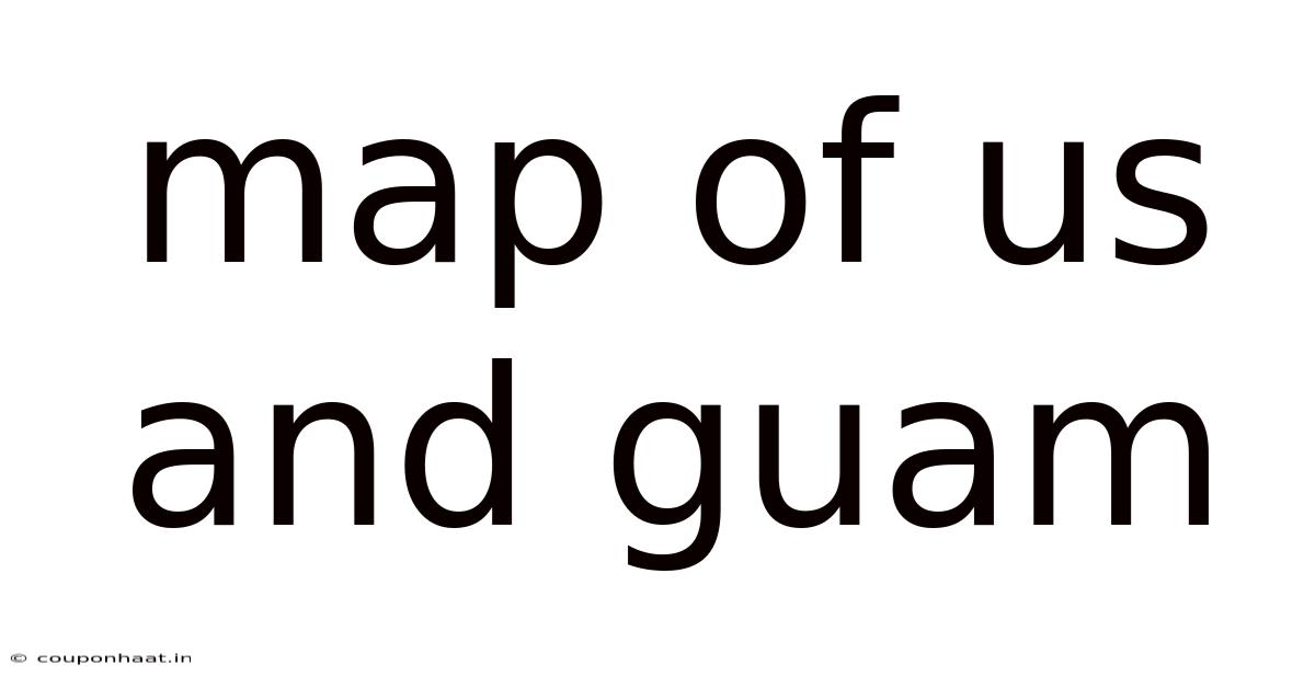 Map Of Us And Guam