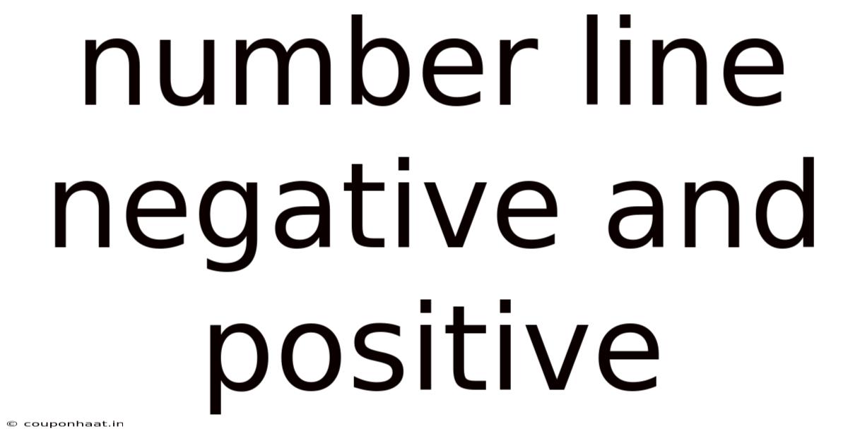 Number Line Negative And Positive