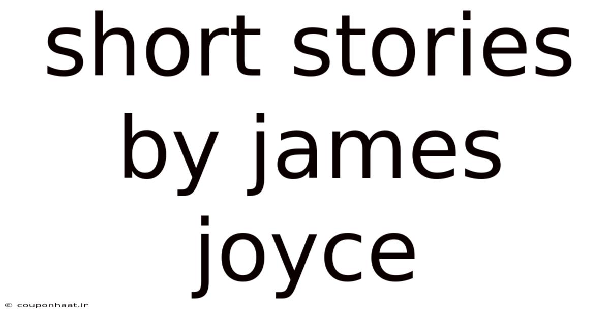 Short Stories By James Joyce