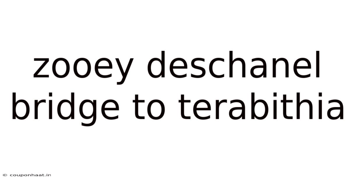 Zooey Deschanel Bridge To Terabithia